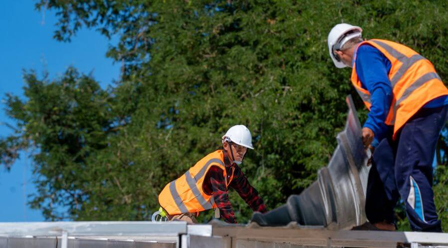 Professional gutter cleaning in East Bend, NC